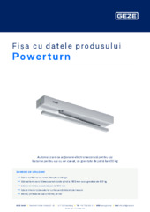 Powerturn Fișa cu datele produsului RO