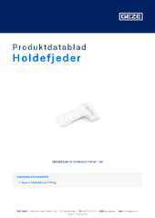 Holdefjeder Produktdatablad DA