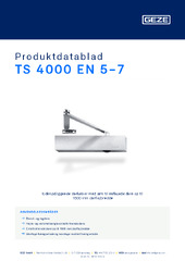 TS 4000 EN 5-7 Produktdatablad DA