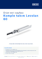 Komple takım Levolan 60 Ürün veri sayfası TR