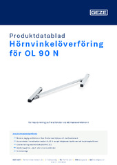 Hörnvinkelöverföring för OL 90 N Produktdatablad SV