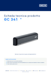 GC 341  * Scheda tecnica prodotto IT