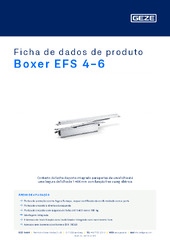 Boxer EFS 4-6 Ficha de dados de produto PT