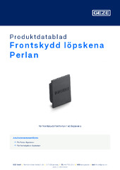 Frontskydd löpskena Perlan Produktdatablad SV