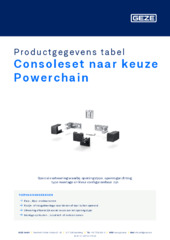 Consoleset naar keuze Powerchain Productgegevens tabel NL