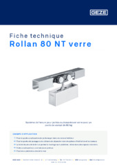 Rollan 80 NT verre Fiche technique FR