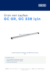 GC GR, GC 338 için Ürün veri sayfası TR
