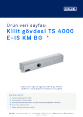 Kilit gövdesi TS 4000 E-IS KM BG  * Ürün veri sayfası TR