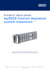 myGEZE Control maximum system expansion | GEZE