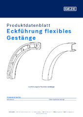Eckführung flexibles Gestänge Produktdatenblatt DE