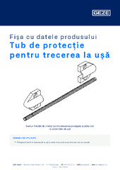 Tub de protecție pentru trecerea la ușă Fișa cu datele produsului RO