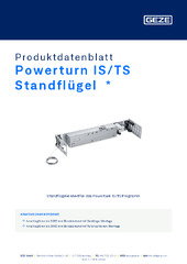 Powerturn IS/TS Standflügel  * Produktdatenblatt DE