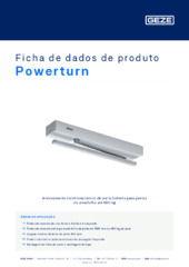 Powerturn Ficha de dados de produto PT