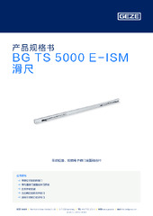BG TS 5000 E-ISM 滑尺 产品规格书 ZH