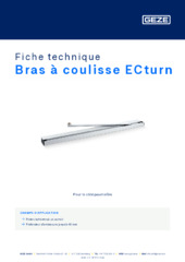 Bras à coulisse ECturn Fiche technique FR
