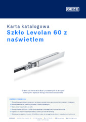 Szkło Levolan 60 z naświetlem Karta katalogowa PL
