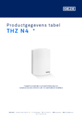 THZ N4  * Productgegevens tabel NL