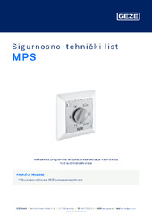 MPS Sigurnosno-tehnički list HR