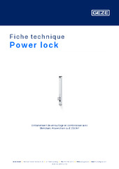 Power lock Fiche technique FR