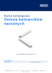 Osłona kątowników narożnych Karta katalogowa PL