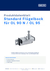 Standard Flügelbock für OL 90 N / OL 95 Produktdatenblatt DE