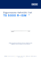 TS 5000 R-ISM  * Sigurnosno-tehnički list HR