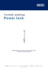 Power lock Termék adatlap HU