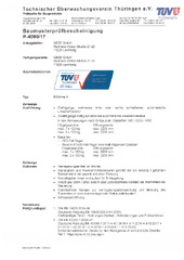 Prüfbescheinigung DE (894605)