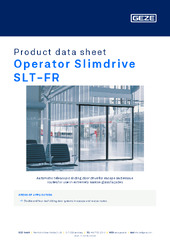 Operator Slimdrive SLT-FR Product data sheet EN