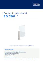 SG 200  * Product data sheet EN