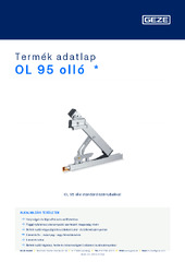 OL 95 olló  * Termék adatlap HU