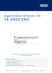 TS 3000 EN3 Sigurnosno-tehnički list HR