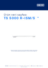 TS 5000 R-ISM/S  * Ürün veri sayfası TR