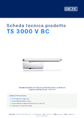 TS 3000 V BC Scheda tecnica prodotto IT