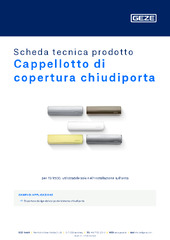 Cappellotto di copertura chiudiporta Scheda tecnica prodotto IT