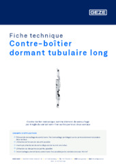 Contre-boîtier dormant tubulaire long Fiche technique FR