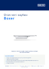 Boxer Ürün veri sayfası TR