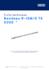 Bandeau R-ISM/G TS 5000  * Fiche technique FR