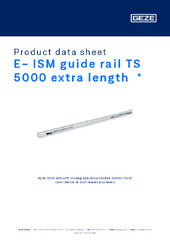 E- ISM guide rail TS 5000 extra length | GEZE