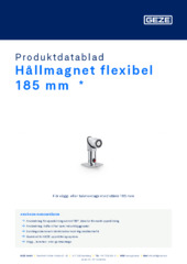 Hållmagnet flexibel 185 mm  * Produktdatablad SV