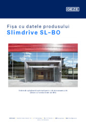 Slimdrive SL-BO Fișa cu datele produsului RO