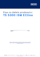 TS 5000 ISM ECline Fișa cu datele produsului RO