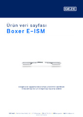 Boxer E-ISM Ürün veri sayfası TR