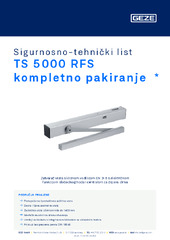 TS 5000 RFS kompletno pakiranje  * Sigurnosno-tehnički list HR