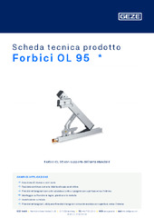 Forbici OL 95  * Scheda tecnica prodotto IT