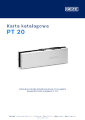 PT 20 Karta katalogowa PL