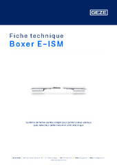 Boxer E-ISM Fiche technique FR