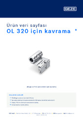 OL 320 için kavrama  * Ürün veri sayfası TR