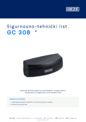 GC 308  * Sigurnosno-tehnički list HR