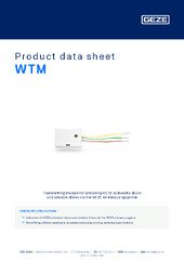WTM Product data sheet EN